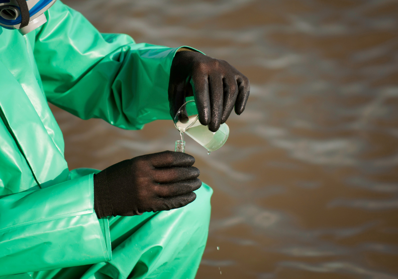 Toma de muestras microbiológicas en aguas
